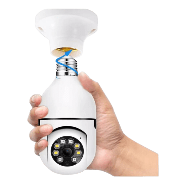 Câmera de Segurança Ip Wifi instalação via soquete Lâmpada 1080p